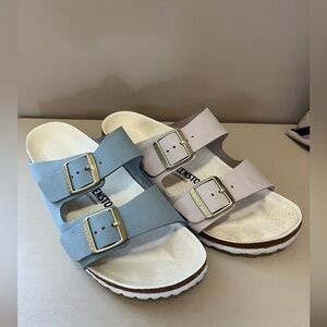 Two Pair of Birkenstock Arizona Sandals Size 40
